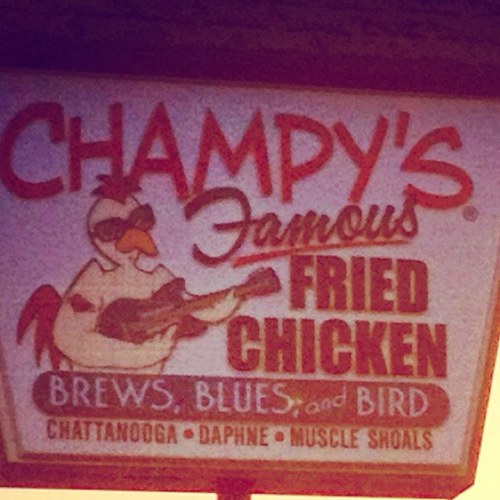 Come try our famous Champy's fried chicken! Be on the lookout for LIVE MUSIC on the patio!
Brews, Blues, and Bird