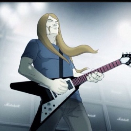 Im the rhythm guitarist of Dethklok and a freaking maniac. I love my V, candy and my evil bandmates. //i write for @Rp_JeffTheKilla as well\\