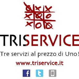 TRISERVICE's profile picture. Tre servizi al prezzo di Uno con le offerte tris di Triservice!