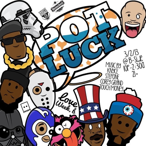 ThePotluckVS's profile picture. #Potluck | MAR 2nd @ The B-Side | Powered by @TheVarsitySquad
