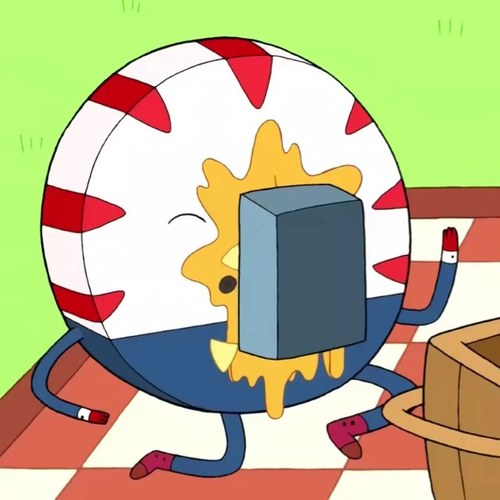 At your service, My Lady! ^Butler for Princess Bubblegum. Oh, Tell Death I said 'Hello'. #AdventureTime