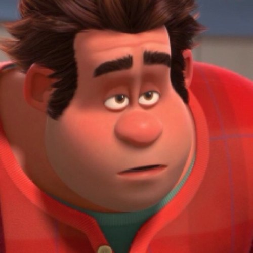 I'm the bad guy Wreck- It Ralph. I wreck things. My friend is Vanellope Von Shweetz.