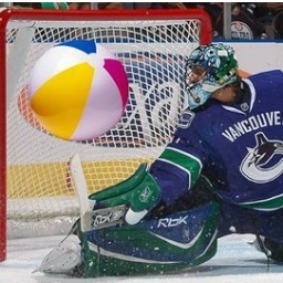 loves hockey!