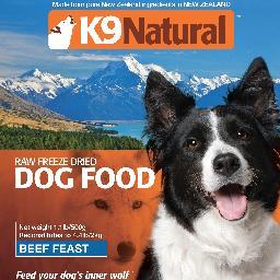 K9 Natural is a New Zealand made raw pet food that is 100% natural, balanced, freeze dried for convenience & preservative, grain, cereal, soy and gluten free.