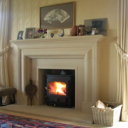 Hand carved Bath #bathstone stone fireplaces and bespoke stone pieces. Rudloe Stoves specialise in wood burners and advise on Clearview stoves.