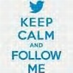 Keep calm and follow me☺ #loveforyouall♥