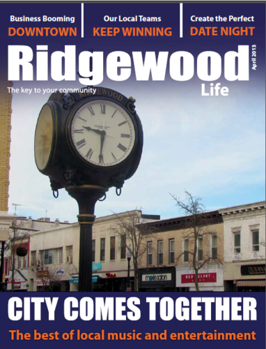 Coming in June 2013. Ridgewood LIfe magzine. Your hyperlocal newsmagazine and guide to all things Ridgewood, NJ