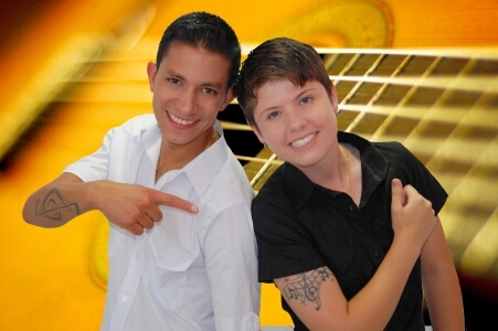 Caio Junior e Aline 2013