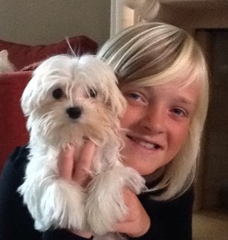 Mijn puppy is zo schatjes