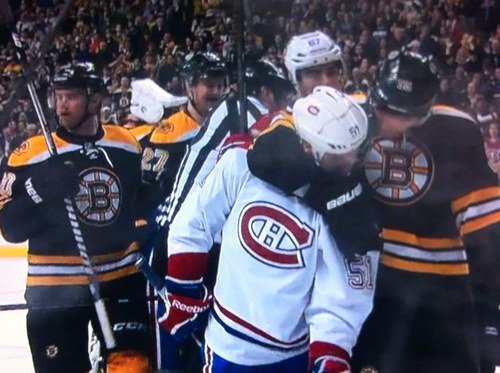 Love for Boston and the Bruins!  Follow to hear the best quotes the of game!