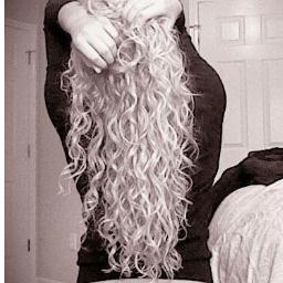 A couple of girls living that Curly Hair life