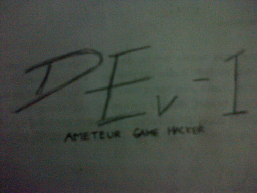 Ameteur Game Hacker