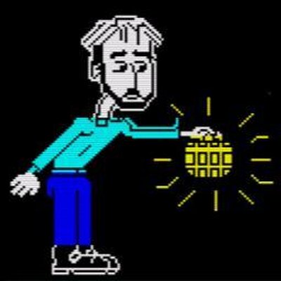ZX Spectrum 8-bit pixel art picture Rick and Morty by dman - ZX-Art