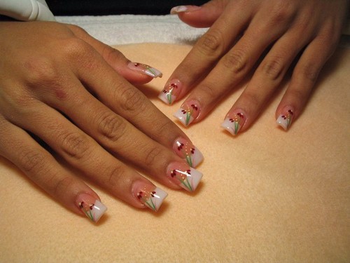 4. Step-by-Step Acrylic Flower Nail Art - wide 9