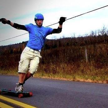 Student at Castleton State. Downhill Longboarder.