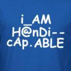 i_AM H@nDi--cAp.ABLE is a Brand designed to Encourage, Empower, and Enlighten people inside and outside the Disabled Community. http://t.co/mPrwVrUYn6