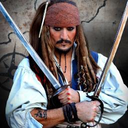 Has shipwreck will travel. Crazed pirate magician, juggler and ventriloquist