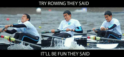 'Cause sometimes you just need to let go & row. Stroke since '09