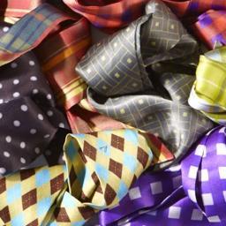 Exquisite silk ties. Designed especially for women.