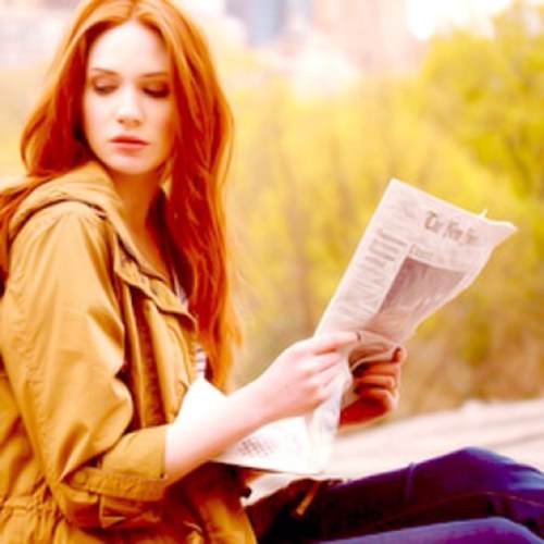 Amy Pond. The impossible girl, the girl who waited... whizzing through the  stars with her madman and his box. {{RP}}