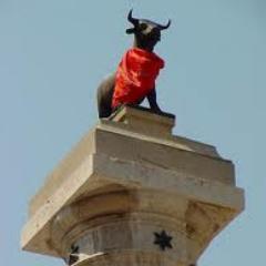 Observando desde 1858 a mis turolenses desde lo más alto.  Volviendo a desear que lleguen los tres días más intensos del año LAS FIESTAS DEL ÁNGEL!