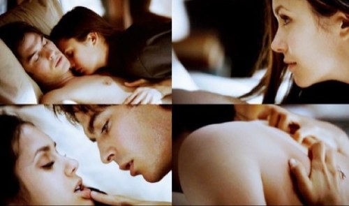 the vampire diaires is where its at :) follow me i follow back! team Delena