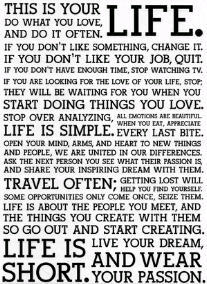 Don't be so serious ! Enjoy every second in your life !