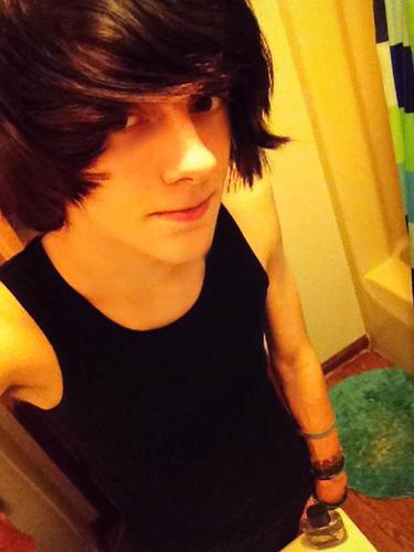 I'll always be @EatsUrMuffins' s. no matter where he is or where am. uhm 16, music is everything, bi, yeah.