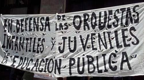Trabajadores/as del Programa de Orquestas Infantiles y Juveniles de la CABA en lucha contra el trabajo precario y en defensa de la Educación Pública