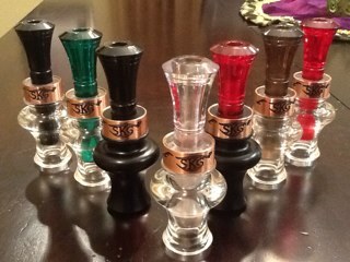 Custom duck calls all hand turned
