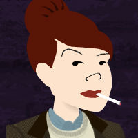“oddly hardcore” small town new england lady geek