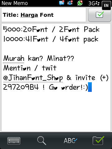 Jual Font Pack lucu&Murmer~ Order dikita aja dijamin lucu & murmer! Info?look ava!