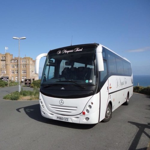 Specialists in luxury coach hire for London, Hertfordshire and Essex. Call 01920 871280 for a quotation or e-mail info@stmargaretstravel.co.uk