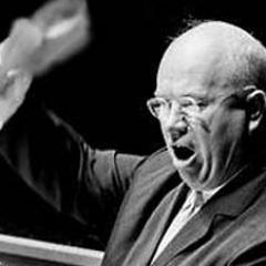 I am Никита Сергеевич Хрущев, premier of Ukraine, then First Secretary of the Communist Party. Political reform for the USSR! Also, a shoe.
