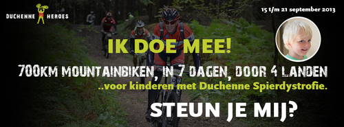 Duchenne hero, voor de duchenne jongens.... Steun mij in het Duchenne hero project en help deze kids opweg naar een beter toekomst.