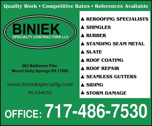 We install Roofing Siding and Gutters.  We are insurance restoration experts!