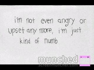 Slowly giving up