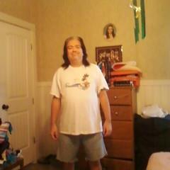 I am a very happy man I have blue eyes dark hair great smile lol at jokes i want to be an actor  I like to skate bowl and mini golf