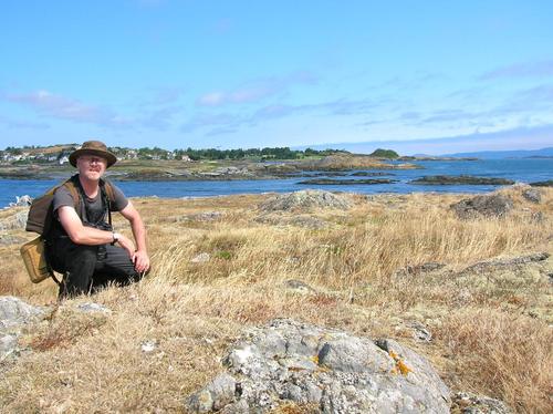 Gary Neilson tweeting to help promote the conservation of our planet's natural environment.