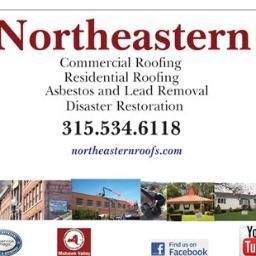 Northeastern specializes in Commercial and Residential roofing. Removal of Asbestos, Lead, and other Restoration needs.