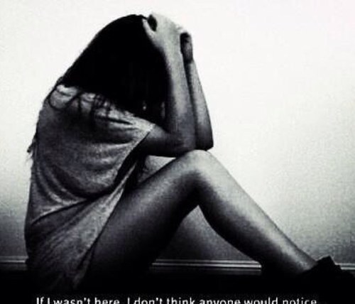 Just depressed. I fuck everything up.