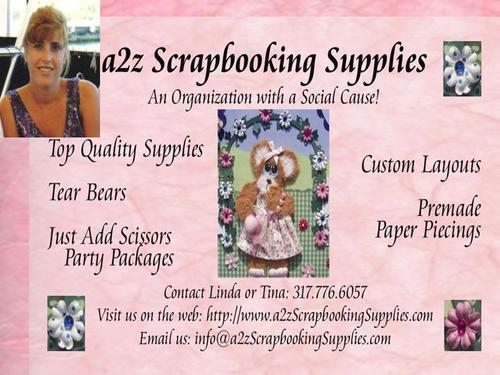 a2z Scrapbooking Supplies is a company with a social conscience and some of the lowest prices on Google! Come check us out!