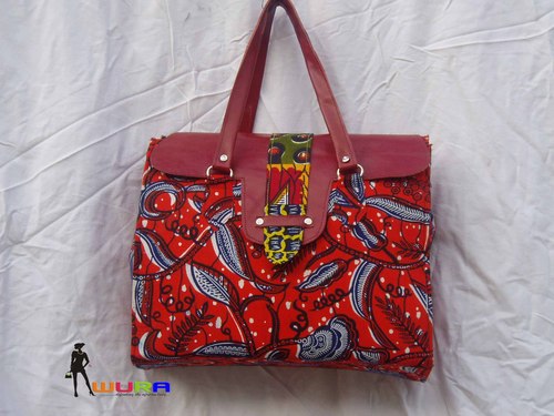 selling this hand made African-print bags available in many