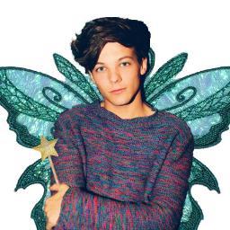 Hi! Fairy Louis here! @Human_Harry is my human jungle gym ... I like brightening up peoples' days! And I love you :) 
Oh and @fairy_zaynn is a top lad!