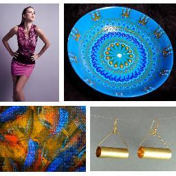 One-of-a-kind clothing, accessories and home decor, often using recycled materials, by Erica Putis