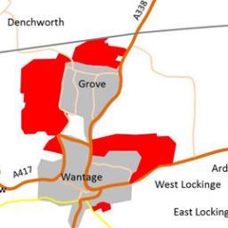 Campaign Group: we don't believe 6,200 new homes should be built in Wantage and Grove unless they're sustainable (enough jobs, schools, doctors, roads etc.)