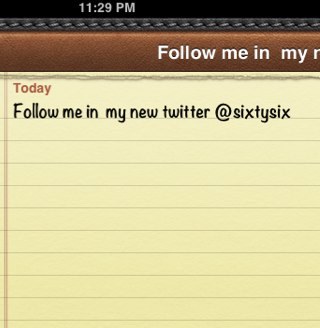 Follow me in my new twitter @sixtysix1122
