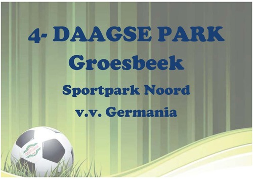 Vanaf zomer 2013 opent v.v. Germania te Groesbeek de deuren in de 4-daagse week voor voorwandelgroepen.