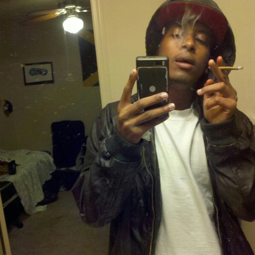 Collect it and Smile ...:-) . smokin out sumwhere where the sand be........blunt blowin polo drawz showin idhamf ass nigga