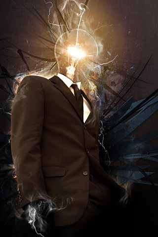 I am made of electricity. Due to the electric volts running through my head, I constantly have a headache.